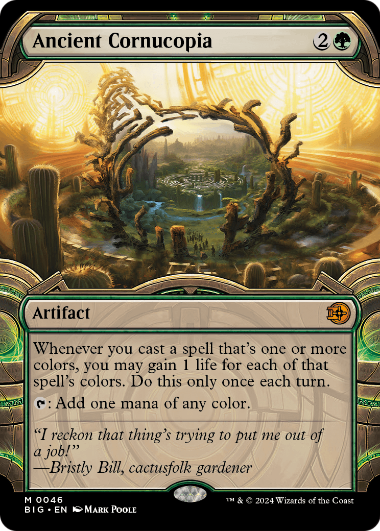 Ancient Cornucopia (Showcase) (BIG-046) [The Big Score] Foil