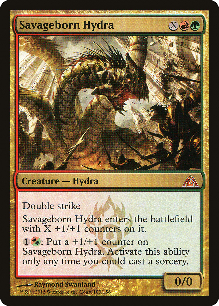 Savageborn Hydra (DGM-100) [Dragon's Maze] Foil