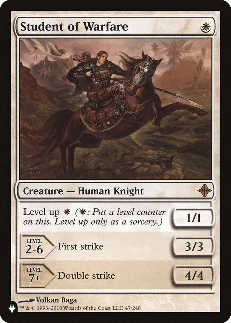 Student of Warfare (LIST-47/248) [The List]