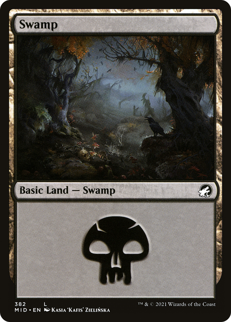 Swamp (MID-382) [Innistrad: Midnight Hunt]