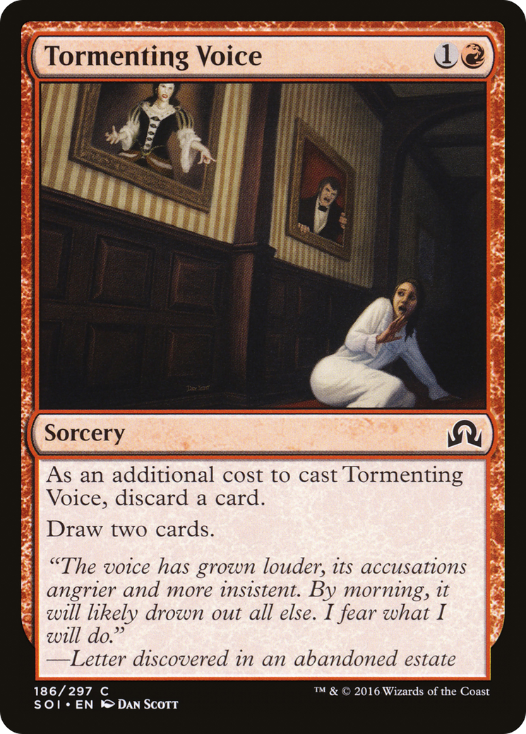 Tormenting Voice (SOI-186) [Shadows over Innistrad]