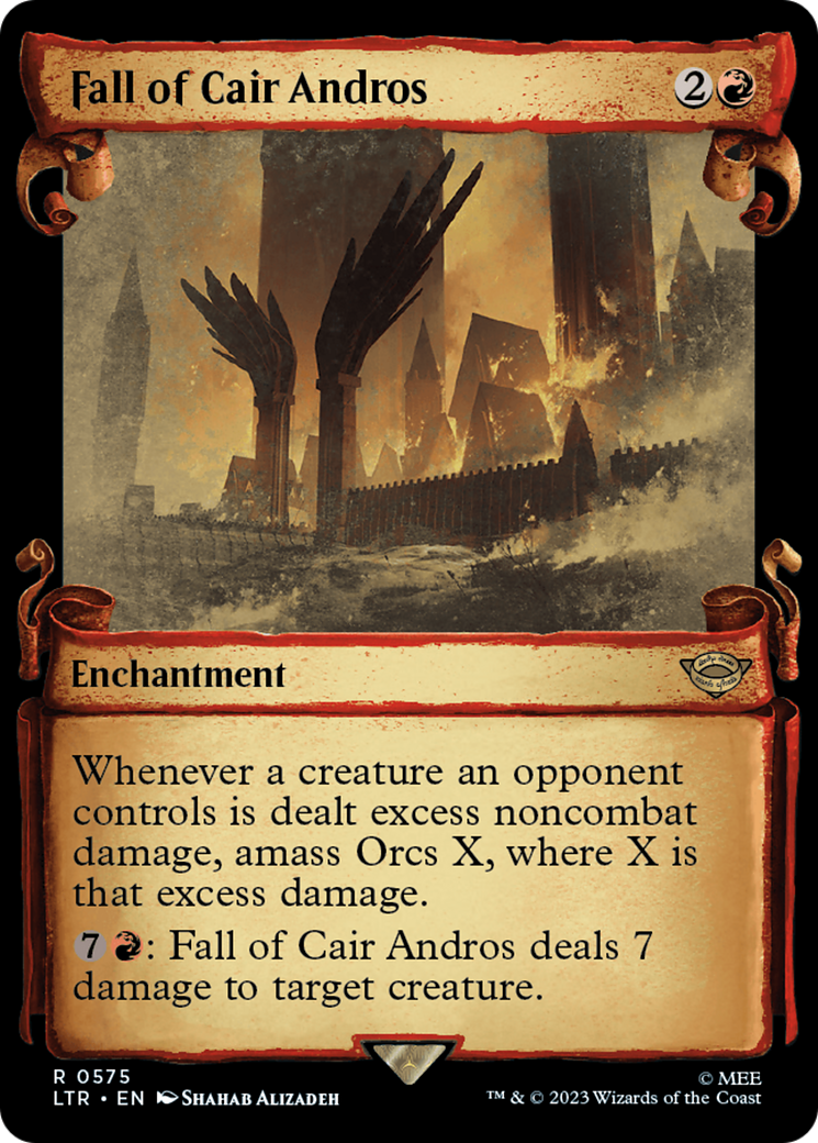 Fall of Cair Andros (Showcase Scrolls) (LTR-575) [The Lord of the Rings: Tales of Middle-earth]