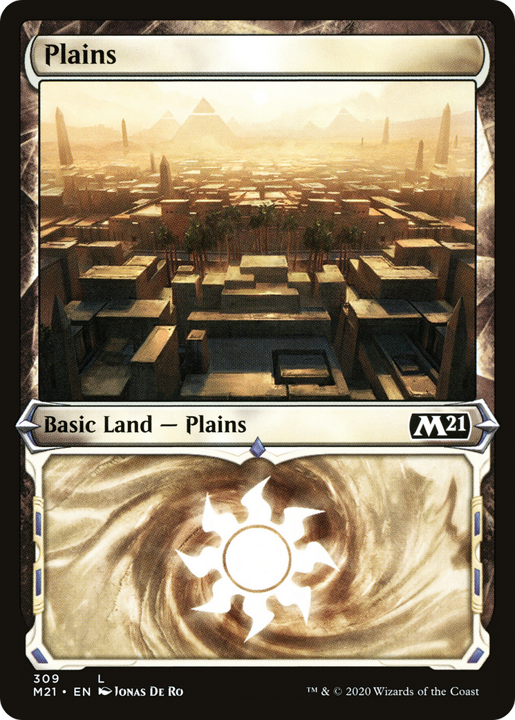 Plains (Showcase) (M21-309) [Core Set 2021]