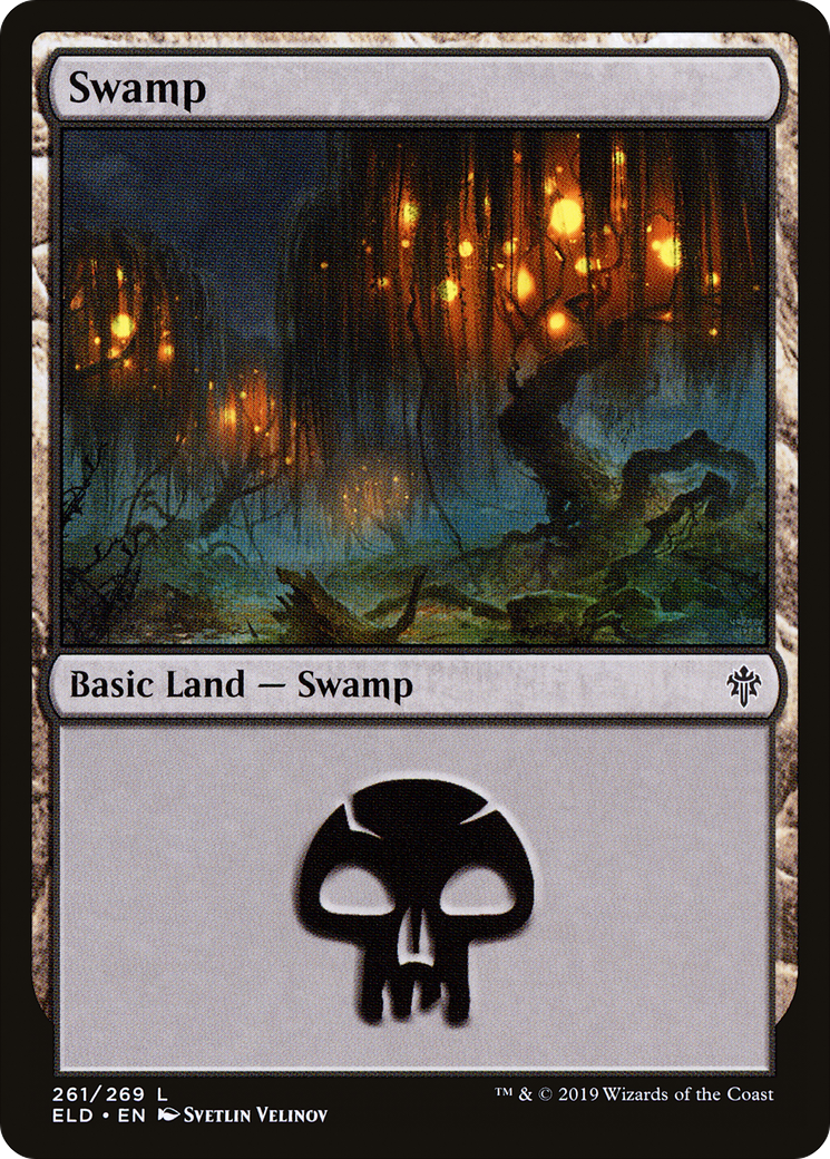 Swamp (ELD-261) [Throne of Eldraine] Foil