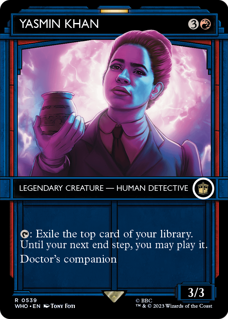 Yasmin Khan (Showcase) (WHO-539) (Borderless) [Doctor Who] Foil