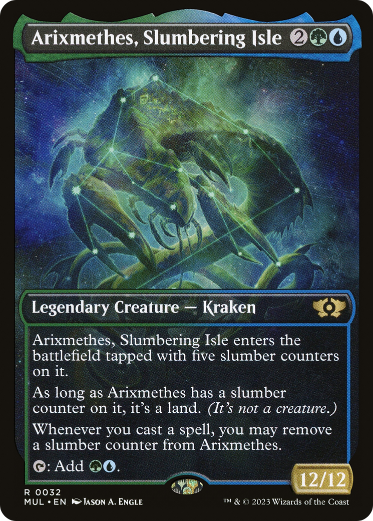 Arixmethes, Slumbering Isle (MUL-032) (Showcase) [Multiverse Legends] Foil