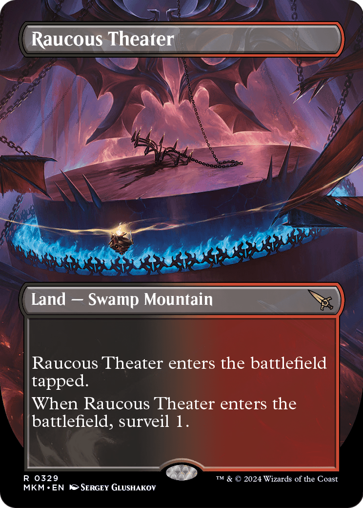 Raucous Theater (Borderless) (MKM-329) [Murders at Karlov Manor]