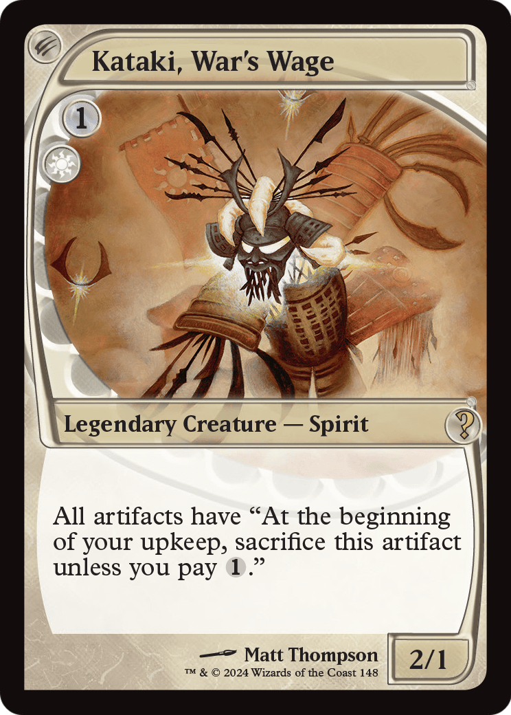 Kataki, War's Wage (Future Sight) (MB2-148) [Mystery Booster 2] Foil