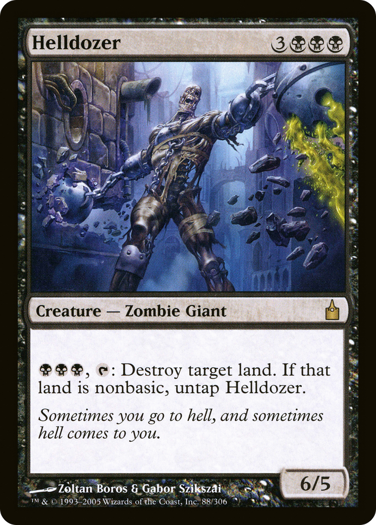 Helldozer (RAV-088) [Ravnica: City of Guilds] Foil