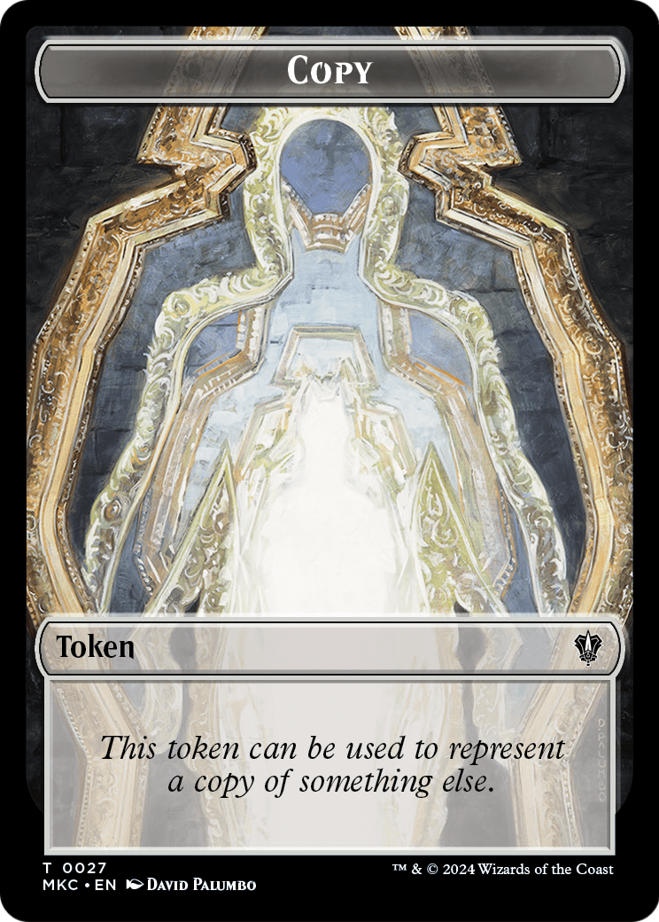 Copy (TMKC-027) [Murders at Karlov Manor Commander Tokens] Foil