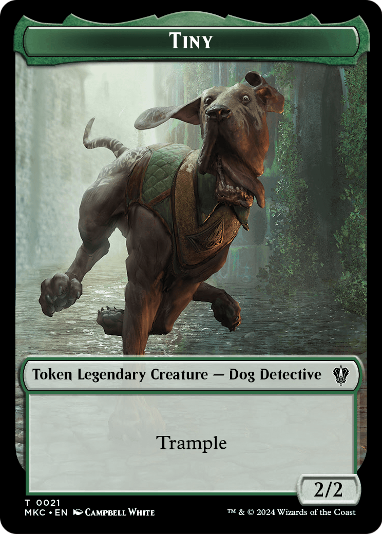 Tiny (TMKC-021) [Murders at Karlov Manor Commander Tokens] Foil