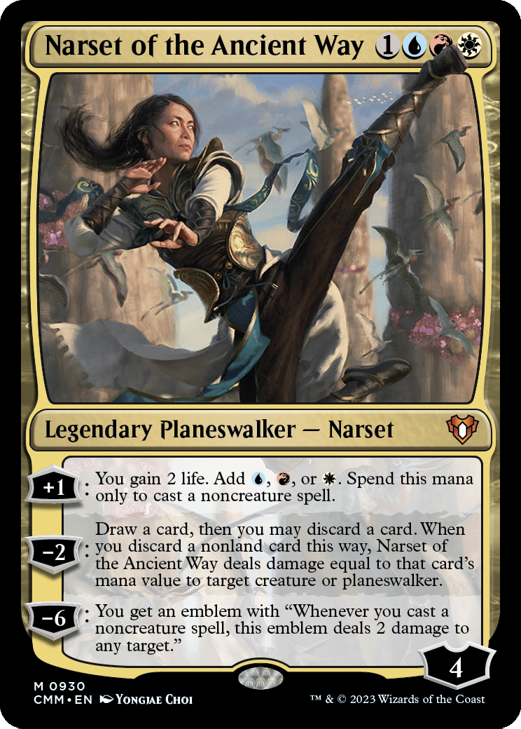 Narset of the Ancient Way (CMM-930) [Commander Masters]