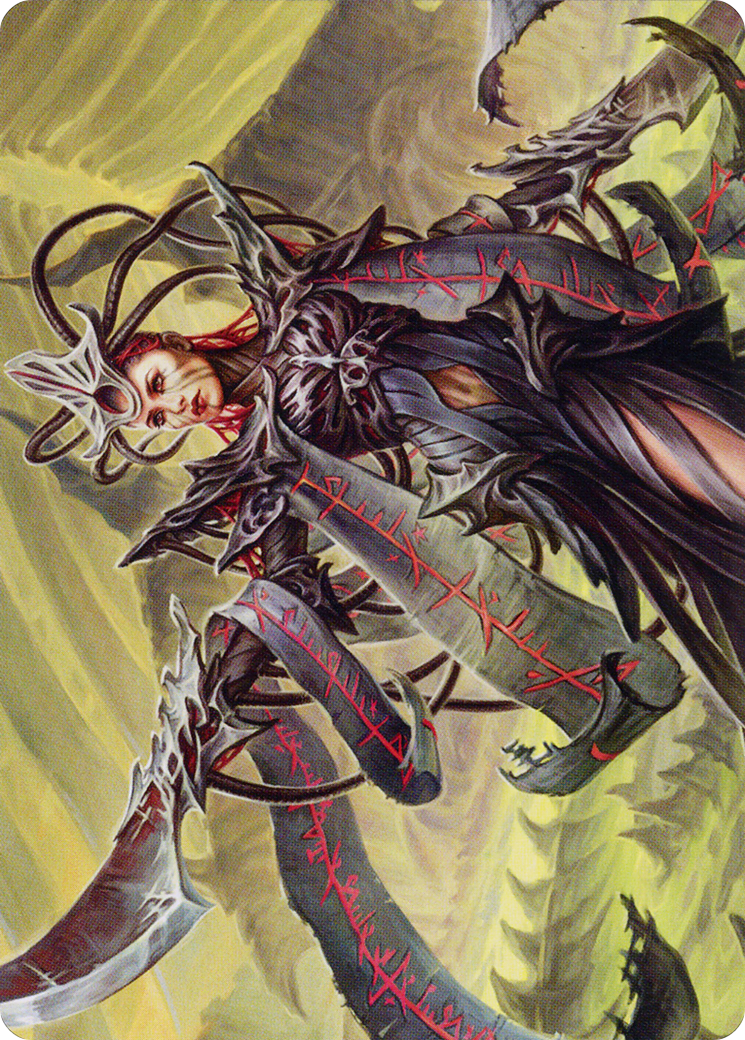 Testament Bearer // Testament Bearer (AONE-023) (Borderless) [Phyrexia: All Will Be One Art Series] Foil