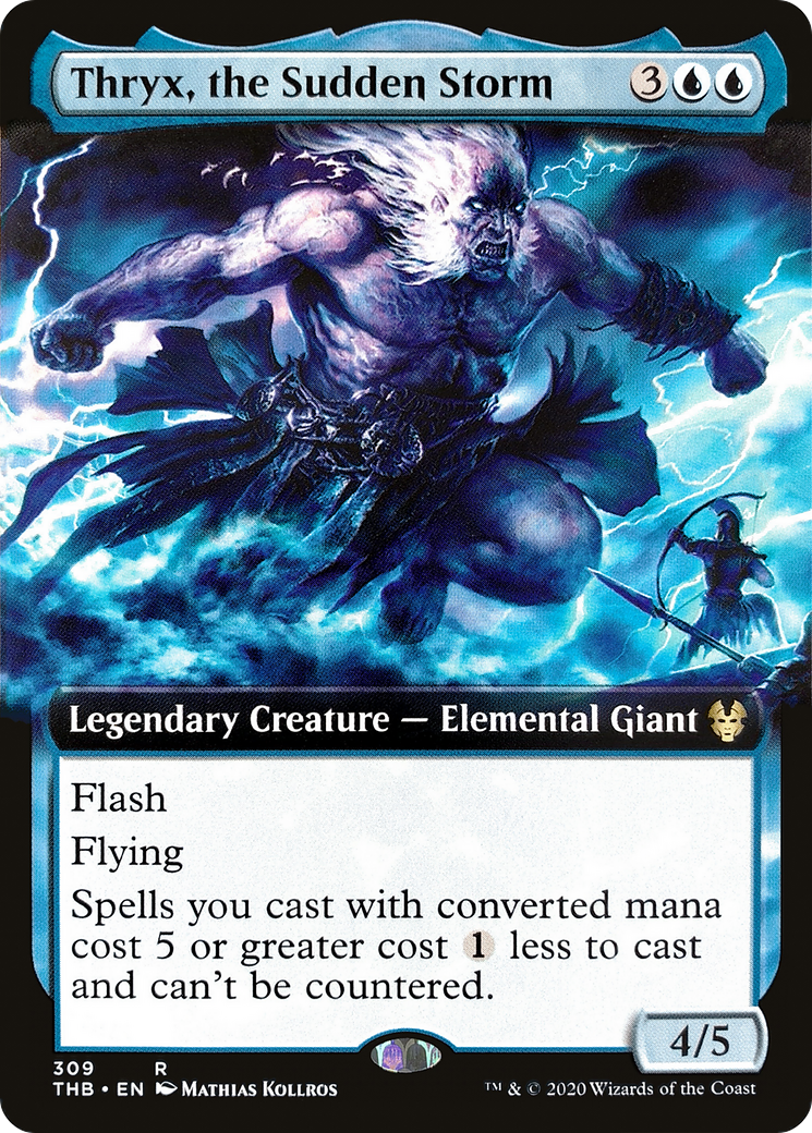 Thryx, the Sudden Storm (Extended Art) (THB-309) [Theros Beyond Death] Foil