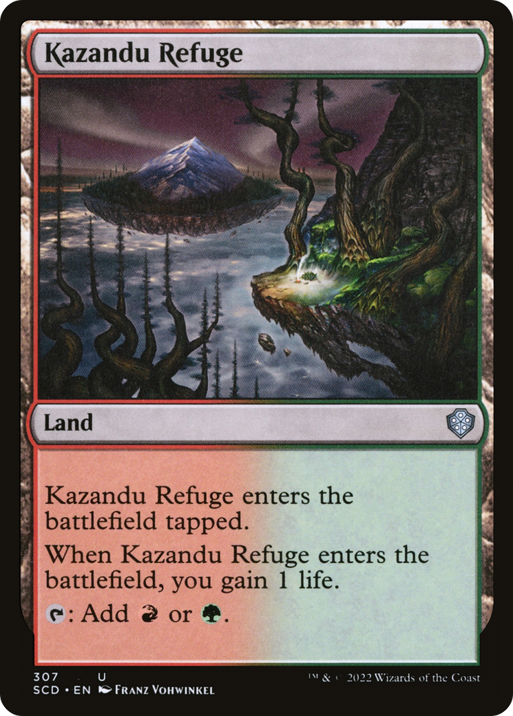 Kazandu Refuge (SCD-307) [Starter Commander Decks]