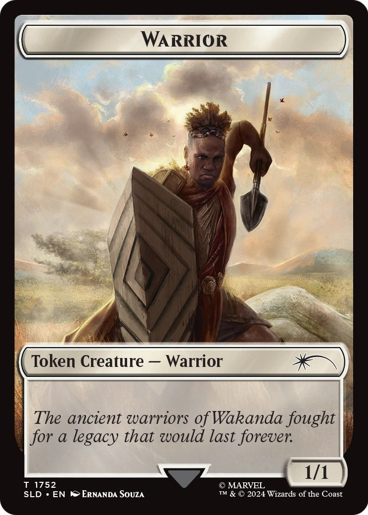 Warrior Token (SLD-1752) [Secret Lair Drop]