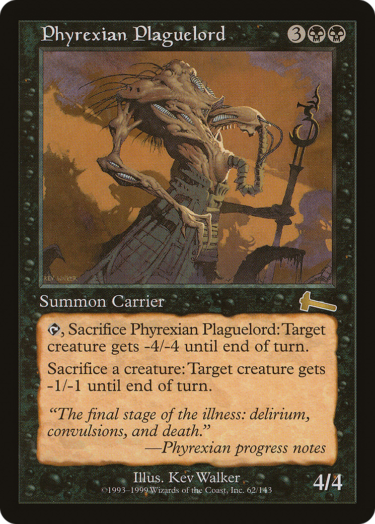 Phyrexian Plaguelord (ULG-062) [Urza's Legacy] Foil