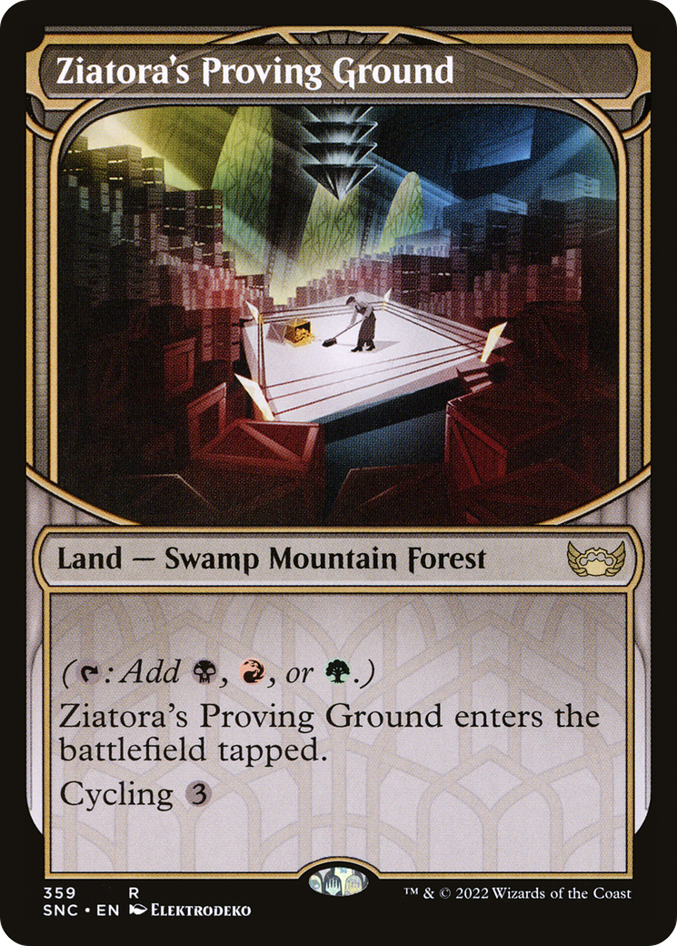 Ziatora's Proving Ground (Showcase) (SNC-359) [Streets of New Capenna] Foil