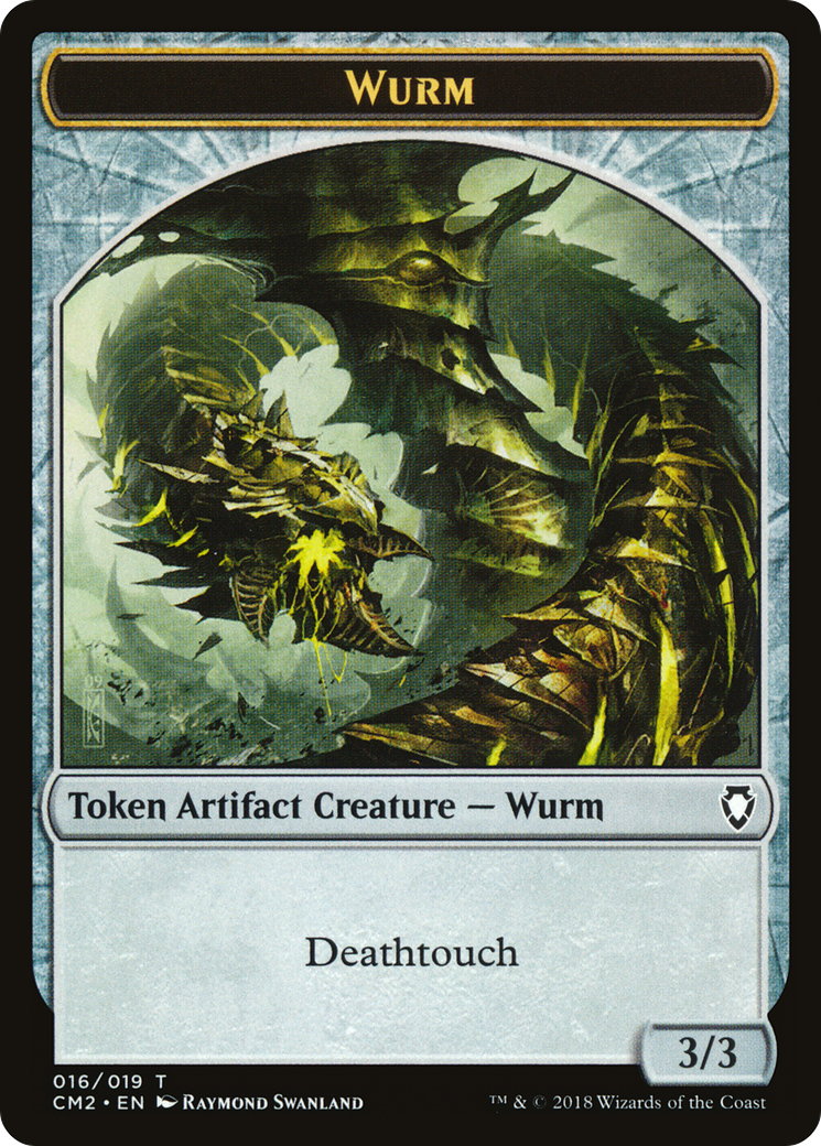 Wurm Token (Deathtouch) (CM2-016) [Commander Anthology Volume II Tokens]