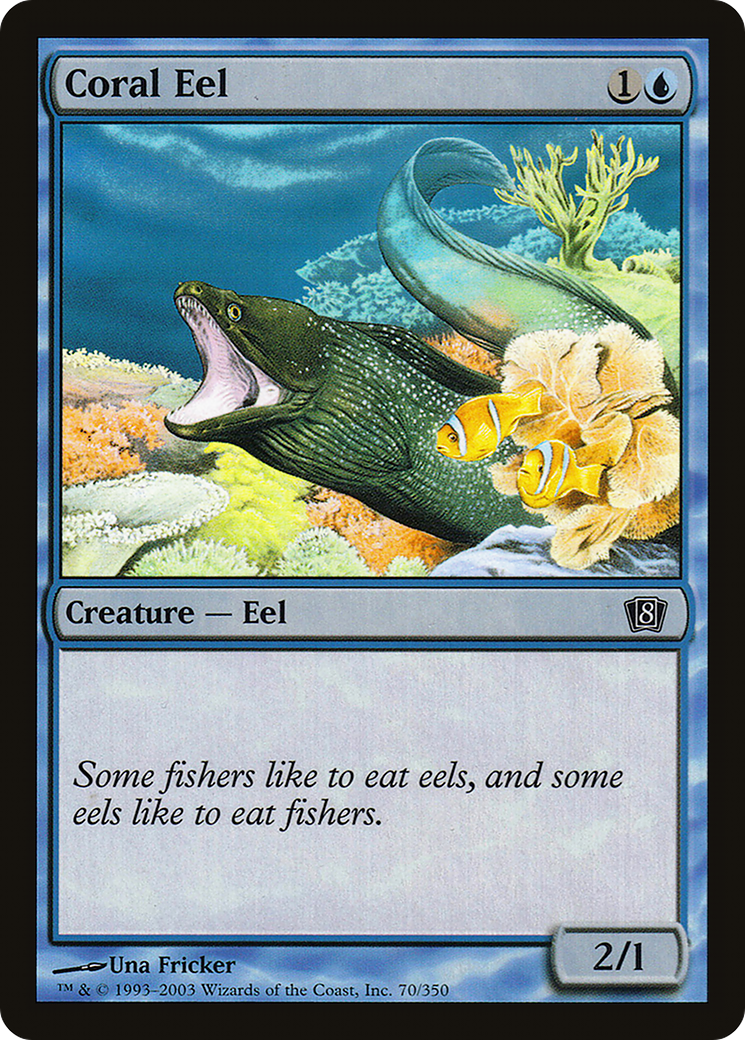 Coral Eel (8ED-070) [8th Edition] Foil