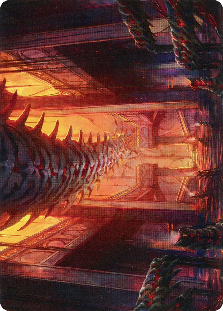 Bloodfell Caves // Bloodfell Caves (AMOM-055) (Borderless) [March of the Machine Art Series] Foil