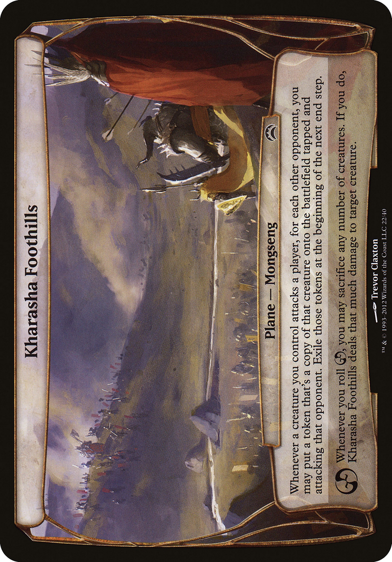 Kharasha Foothills (Planechase 2012) (OVER-022) [Planechase 2012 Planes]