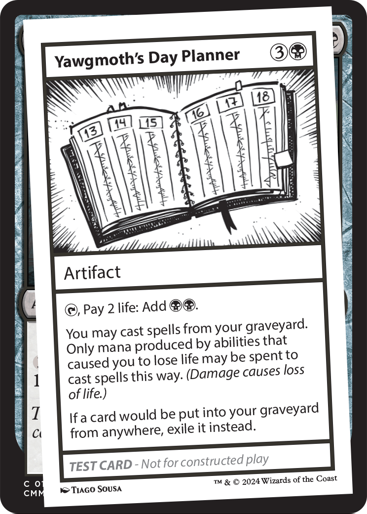 Yawgmoth's Day Planner [Mystery Booster 2]