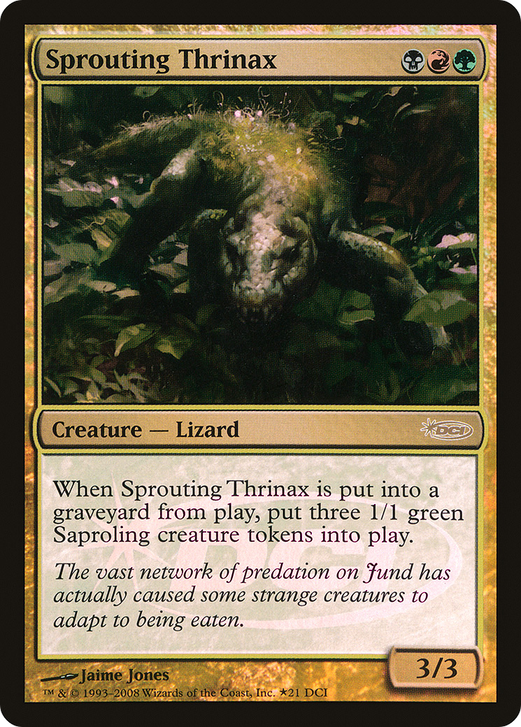 Sprouting Thrinax (WPN-021) [DCI Promos] Foil