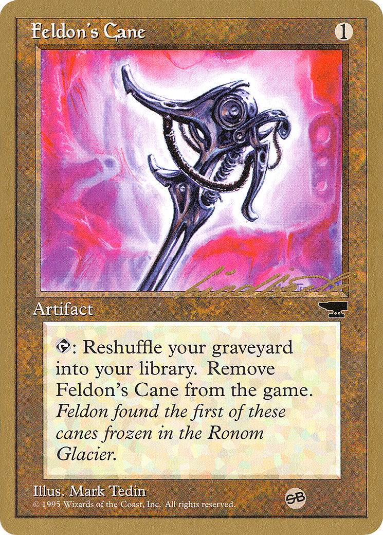 Feldon's Cane - 1996 Leon Lindback (CHR) (SB) [Pro Tour Collector Set]