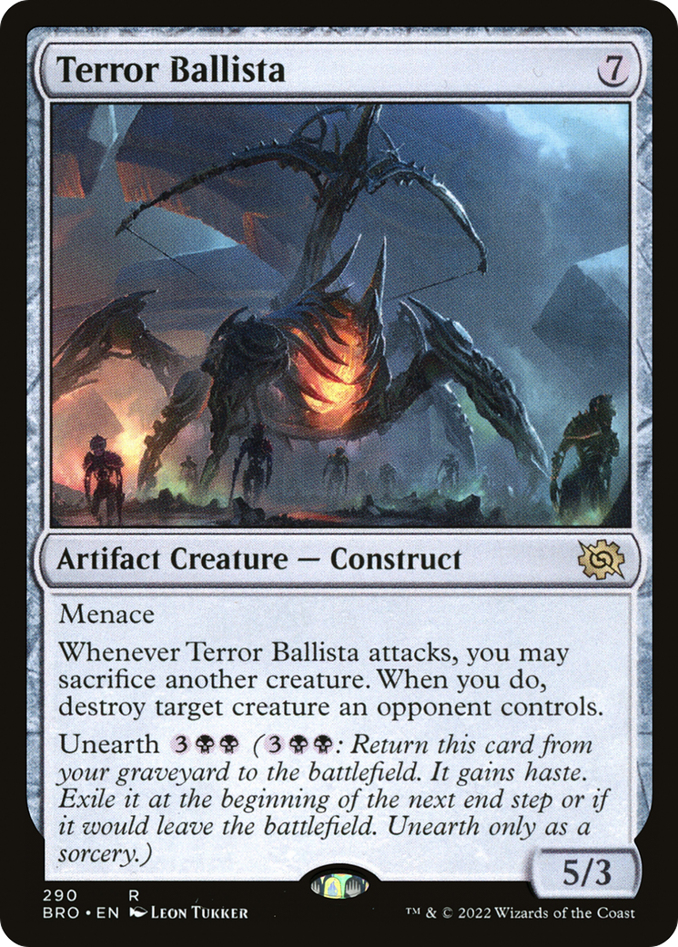 Terror Ballista (BRO-290) [The Brothers' War] Foil