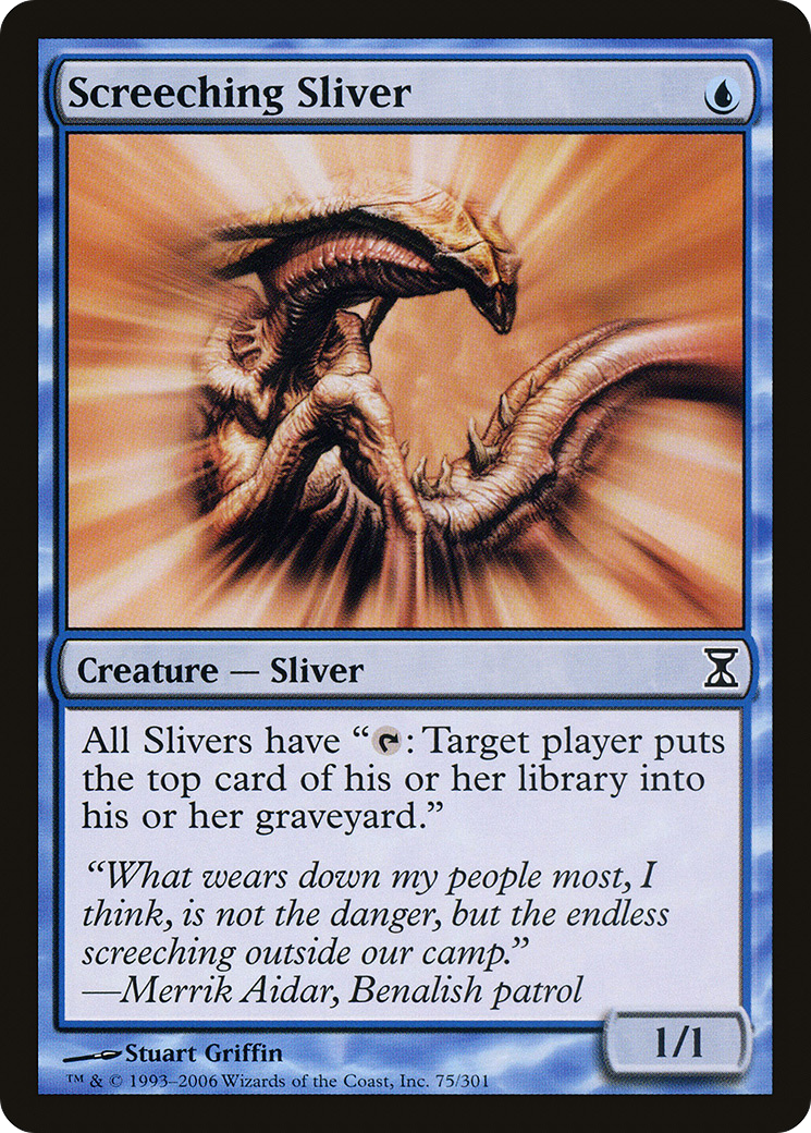 Screeching Sliver (TSP-075) [Time Spiral]