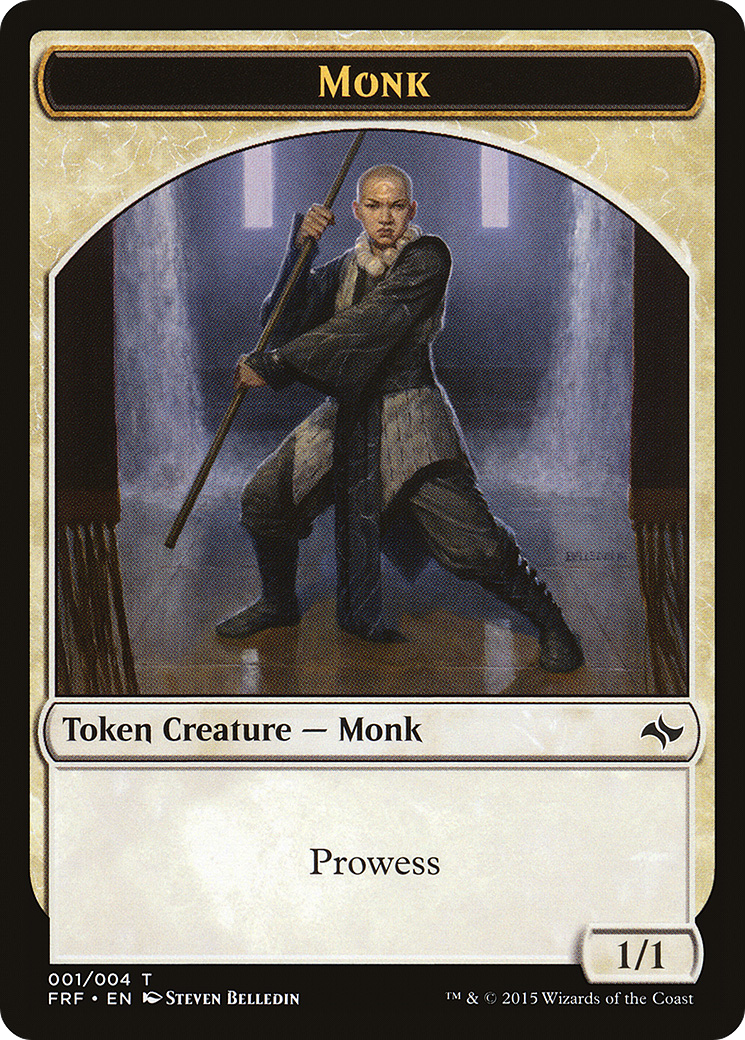 Monk Token (FRF-001) [Fate Reforged Tokens]