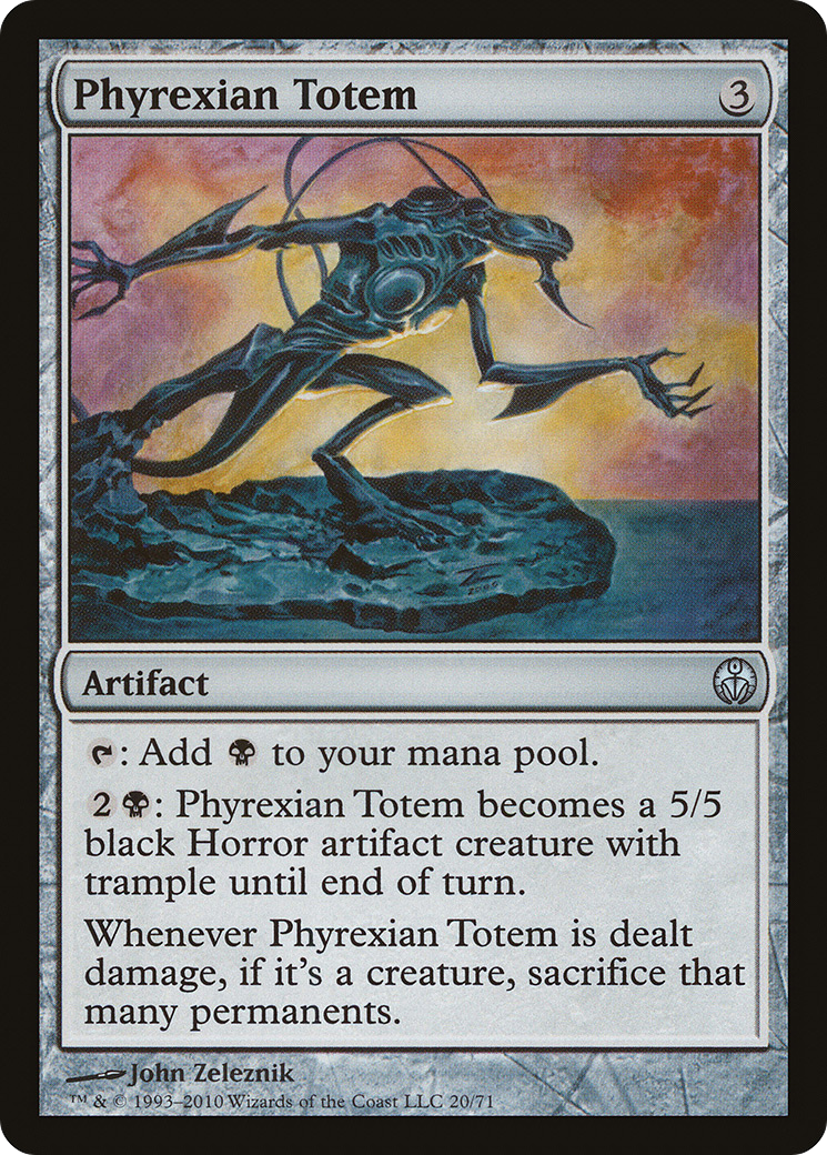 Phyrexian Totem (DDE-020) [Duel Decks: Phyrexia vs. the Coalition]