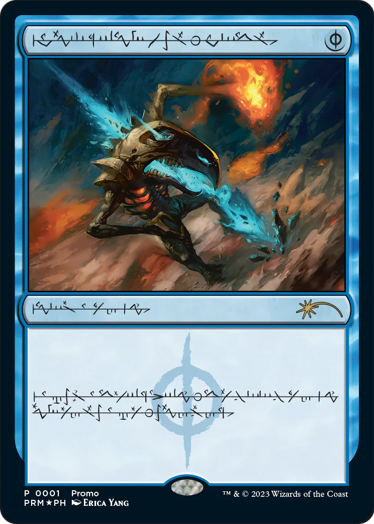 Mental Misstep (Phyrexian) (MEDIA-001) [Media and Collaboration Promos] Foil