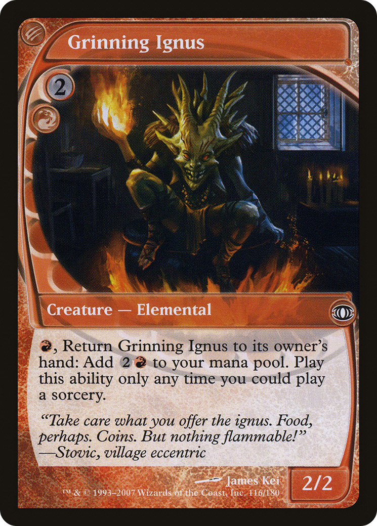 Grinning Ignus (FUT-116) [Future Sight]