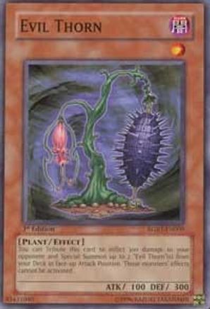 Evil Thorn (Common) (RGBT-EN009) - Raging Battle 1st Edition