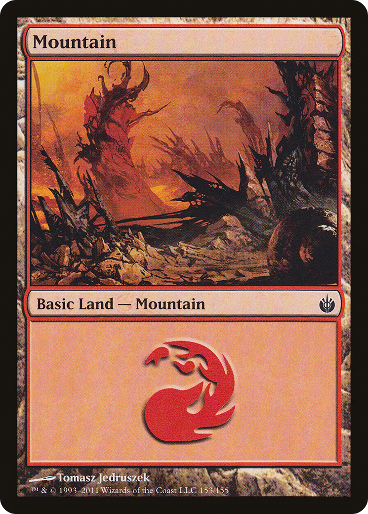 Mountain (MBS-153) [Mirrodin Besieged] Foil
