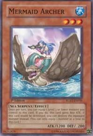 Mermaid Archer (Common) (RGBT-EN036) - Raging Battle 1st Edition