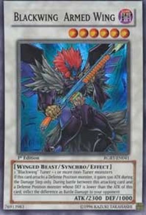 Blackwing Armed Wing (Super Rare) (RGBT-EN041) - Raging Battle 1st Edition