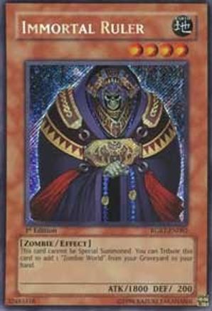 Immortal Ruler (Secret Rare) (RGBT-EN082) - Raging Battle Unlimited
