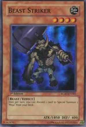 Beast Striker (Super Rare) (RGBT-EN085) - Raging Battle 1st Edition