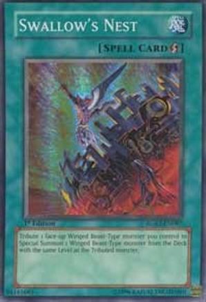 Swallow's Nest (Super Rare) (RGBT-EN087) - Raging Battle 1st Edition