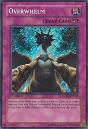 Overwhelm (Secret Rare) (RGBT-EN088) - Raging Battle 1st Edition