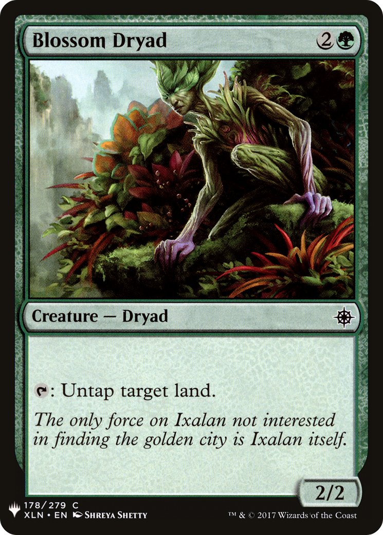 Blossom Dryad (LIST-178) [The List]