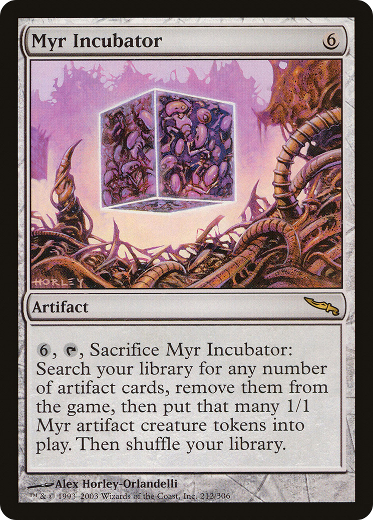 Myr Incubator (MRD-212) [Mirrodin] Foil