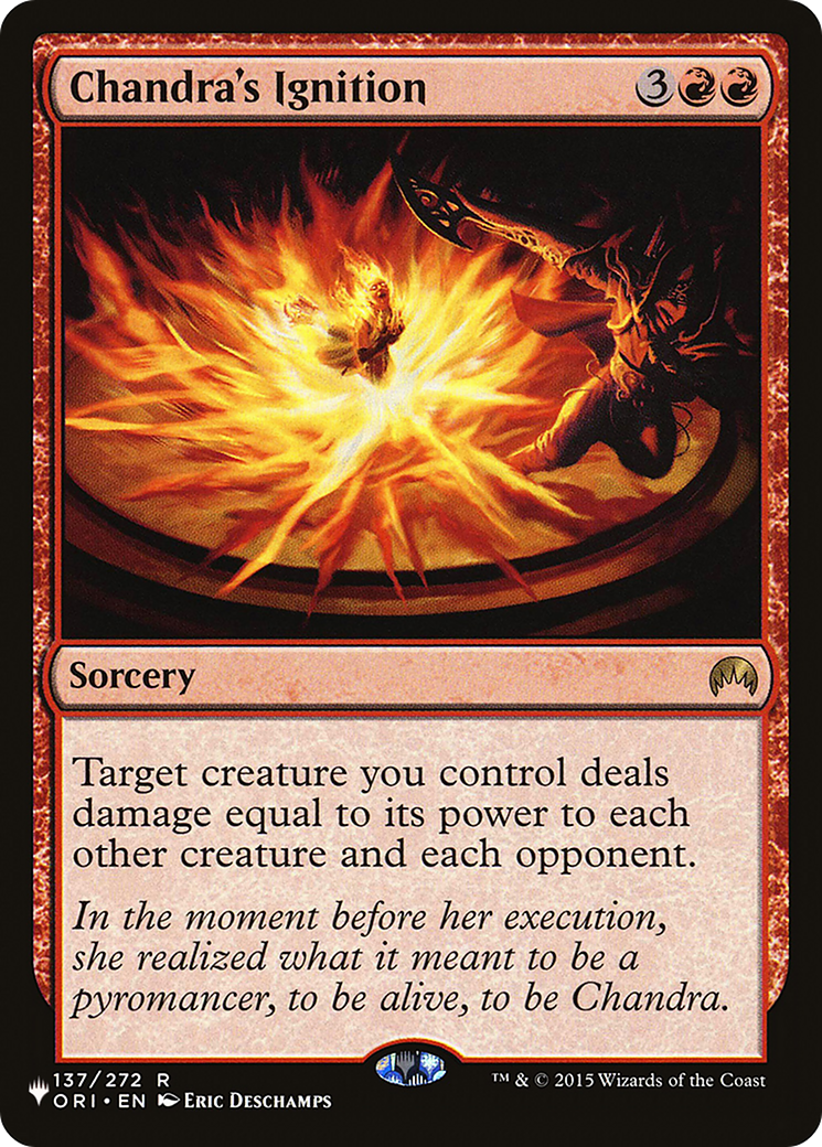 Chandra's Ignition (LIST-137) [The List]