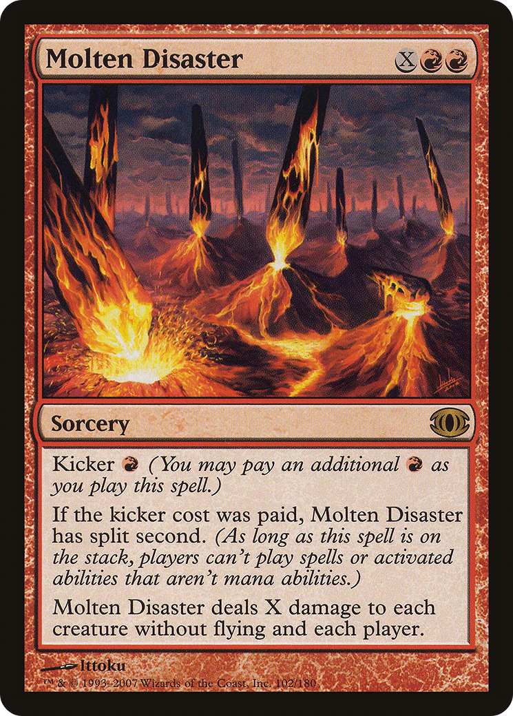 Molten Disaster (FUT-102) [Future Sight] Foil