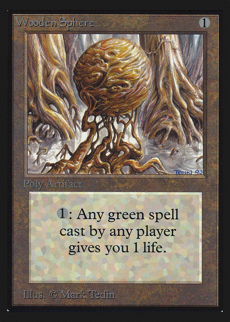 Wooden Sphere (IE) [Intl. Collectors' Edition]