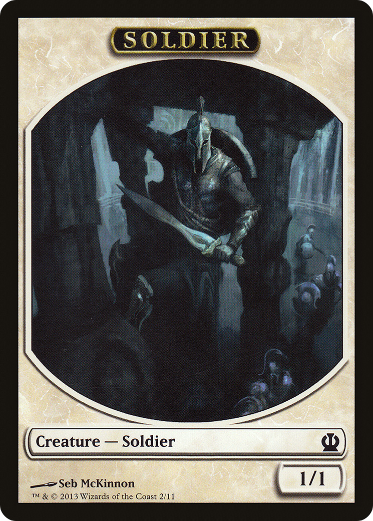 Soldier Token (McKinnon) (THS-002) [Theros Tokens]