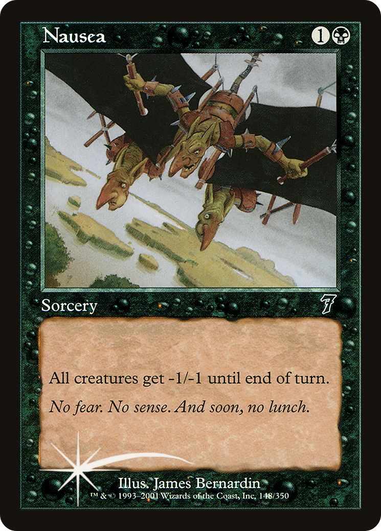 Nausea (7ED-148) [7th Edition] Foil